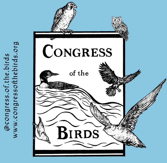 Congress of the Birds Logo Sticker