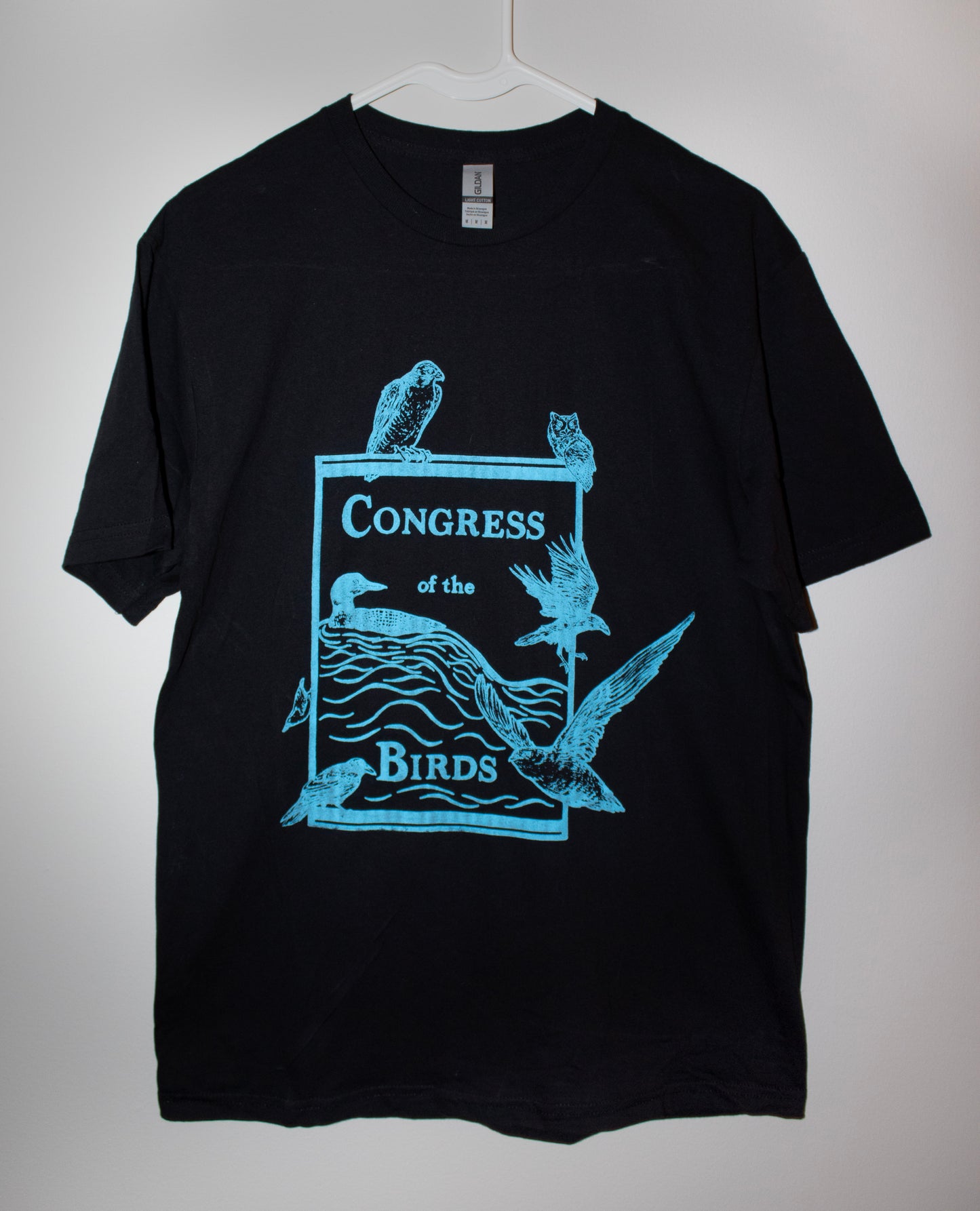 Congress of the Birds Logo Shirt - Black & Blue