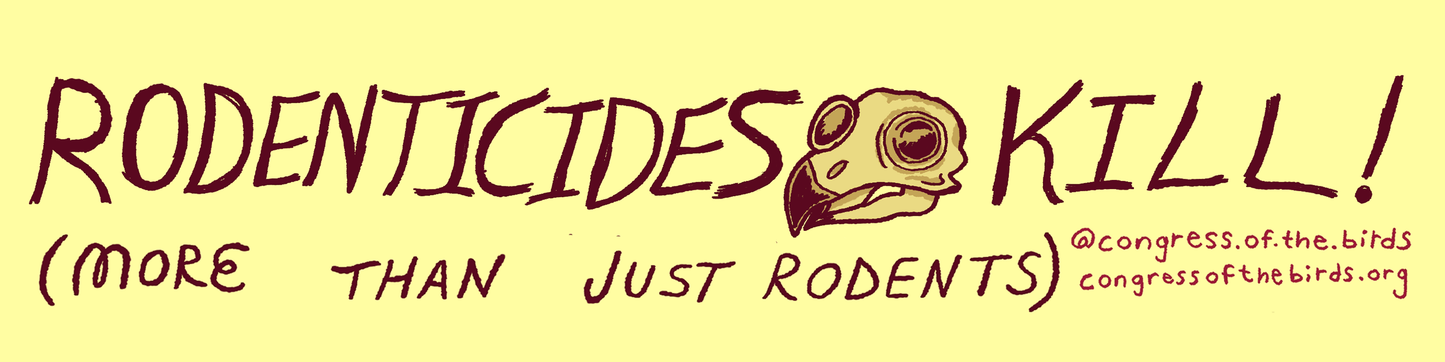 Anti-Rodenticide Campaign Sticker